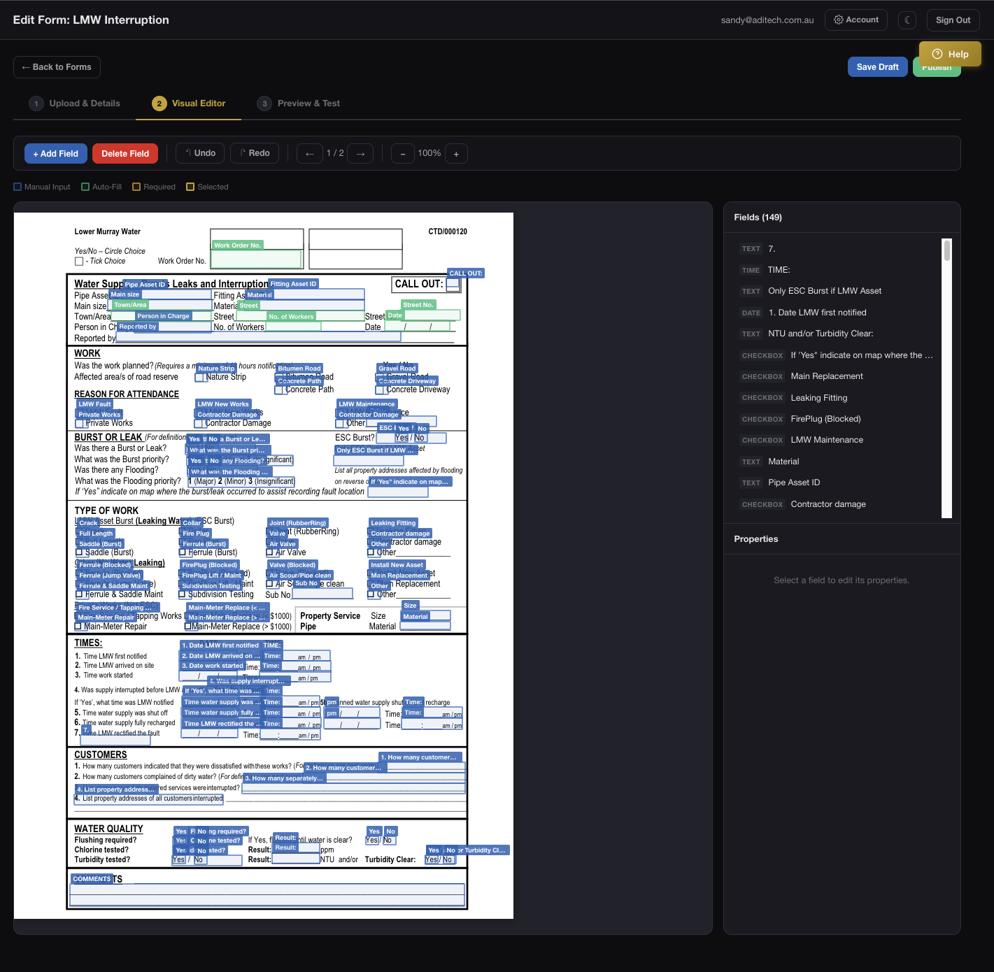 AXITRAQ AI Form Builder